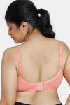 Zivame True Curv Snuggle Up Double Layered Non Wired Full Coverage Super Support Bra - Terra Cotta — thumbnail 2